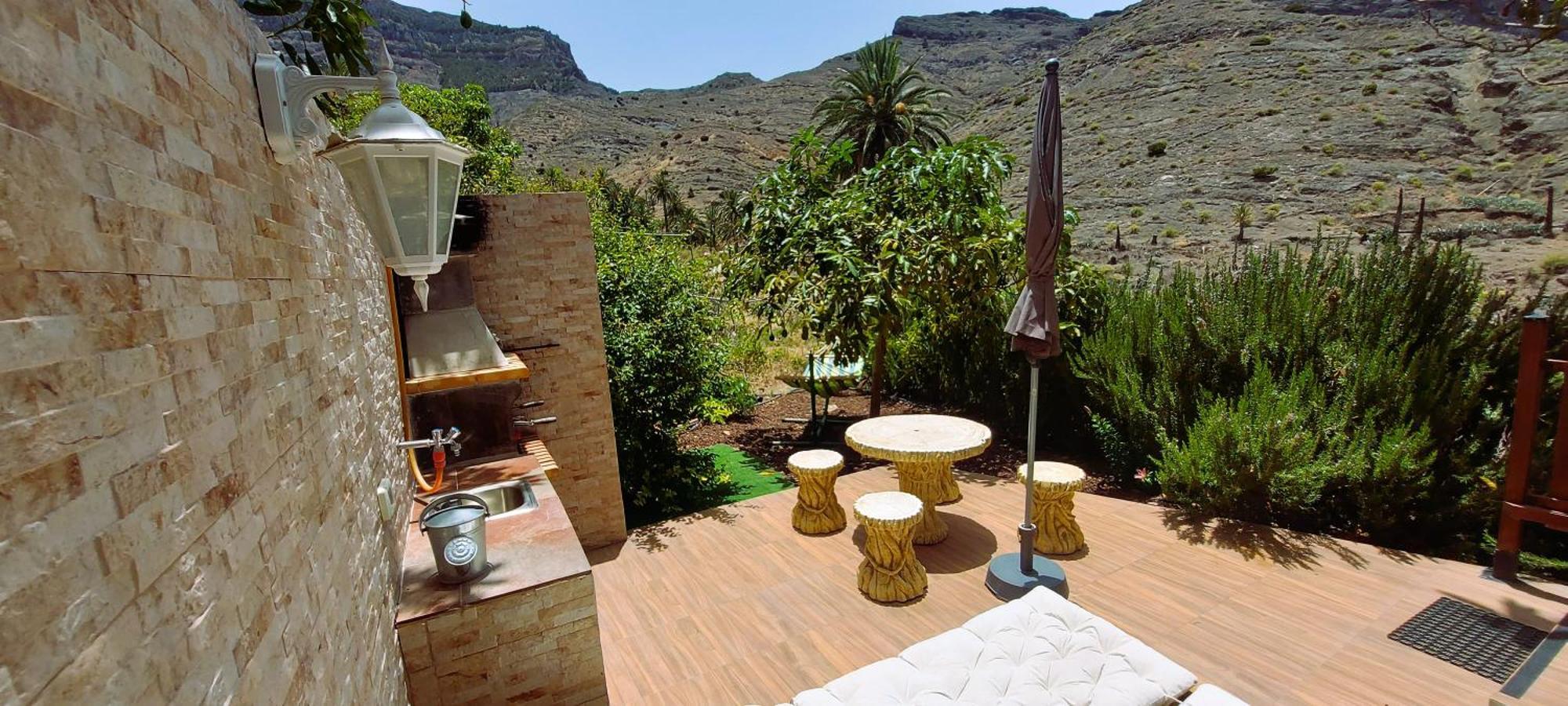 Cabana Los Palmeros, Vista Al Mar Y La Montana Alojera Luaran gambar