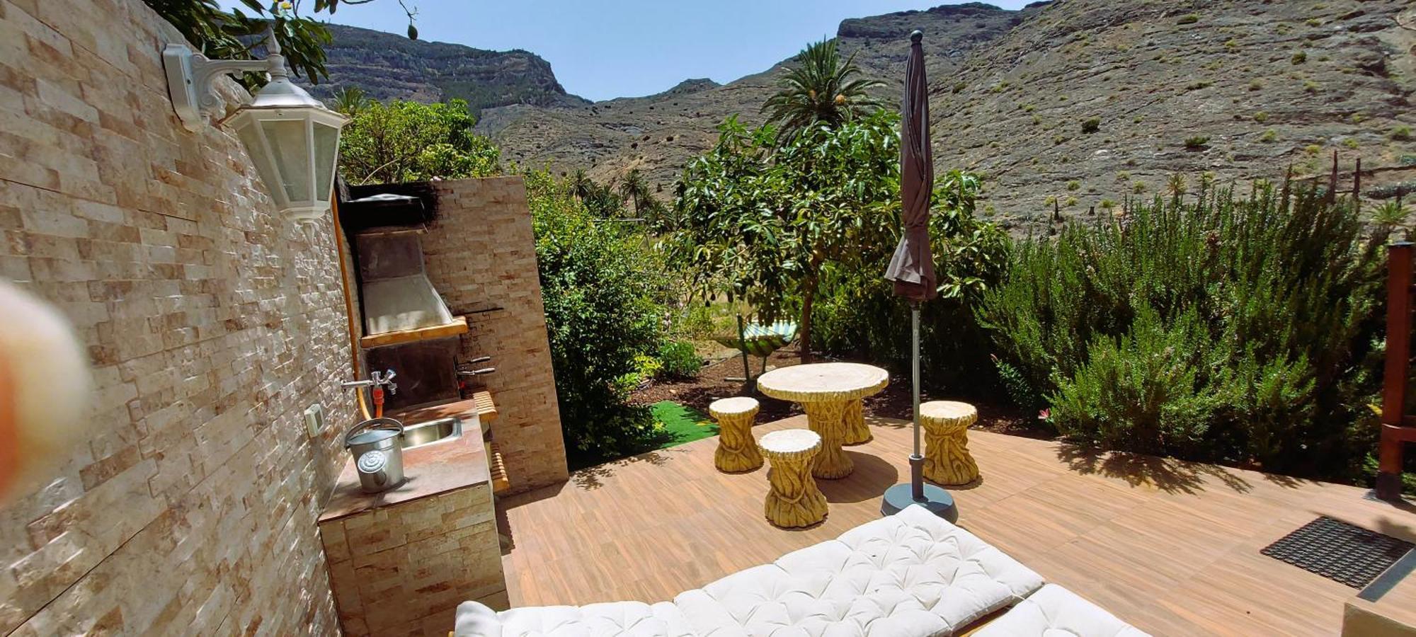 Cabana Los Palmeros, Vista Al Mar Y La Montana Alojera Luaran gambar