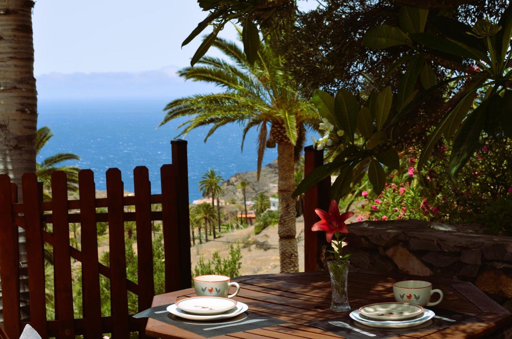 Cabana Los Palmeros, Vista Al Mar Y La Montana Alojera Luaran gambar
